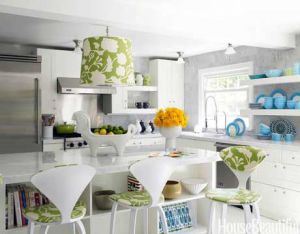Kitchen of fashion designer Liz Lange by Jonathan Adler.jpg